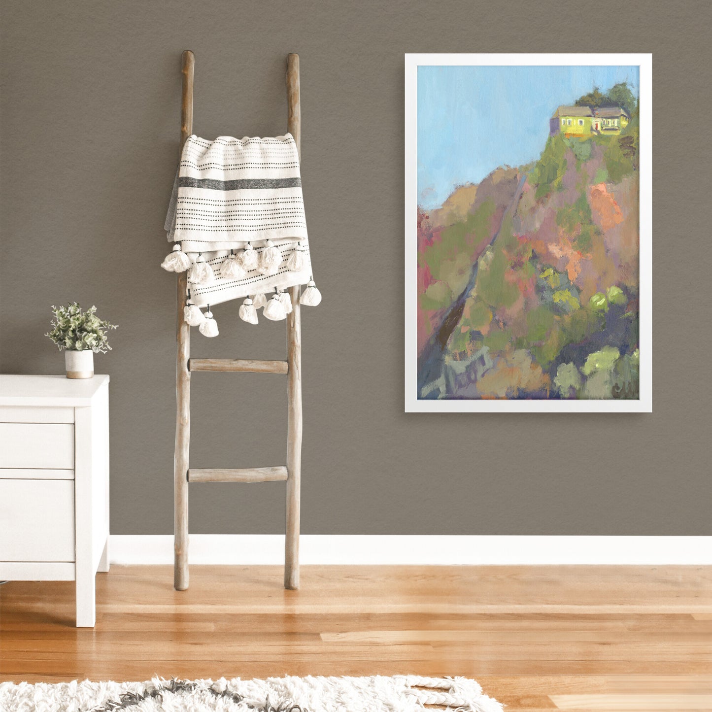 Home in the Clouds-Framed Print